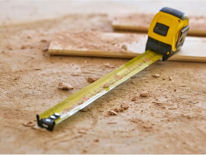 STANLEY Tape Measure Blade Armor 8 M Metric Shock Resistant with Mylar Coating and Cushion Grip 0-33-728