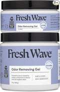 Fresh Wave Lavender Odor Removing Gel, 15 oz. & 7 oz.| Safer Odor Absorbers for Home | Natural Plant-Based Odor Eliminator | Every 7 oz. lasts 30-60 Days | For Cooking, Smoke, Trash & Pets
