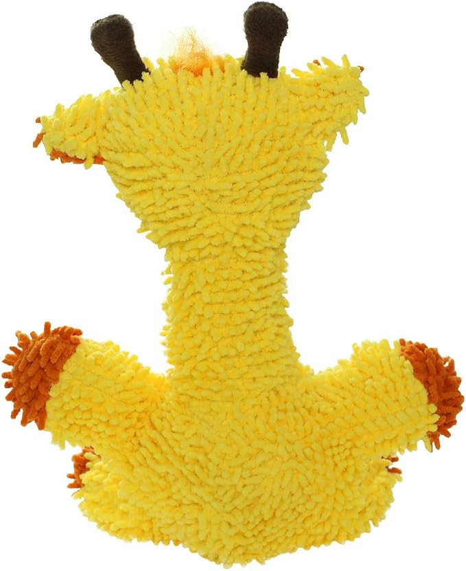 MIGHTY® 2 Pack Microfiber Medium Giraffe Dog Toys | Ultra Durable Plush Toy with Multiple Layers & Reinforced Seams , Washable and Floats , Mighty® Construction
