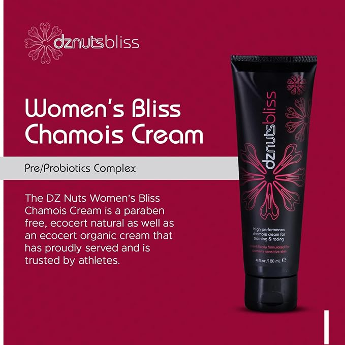 dznuts - Men’s Pro Chamois Cream, Women’s Bliss Chamois Cream, and Bald Super Smooth Shaving Cream - For Saddle Sores, Razor Burns, Ingrown Hairs, and Cuts