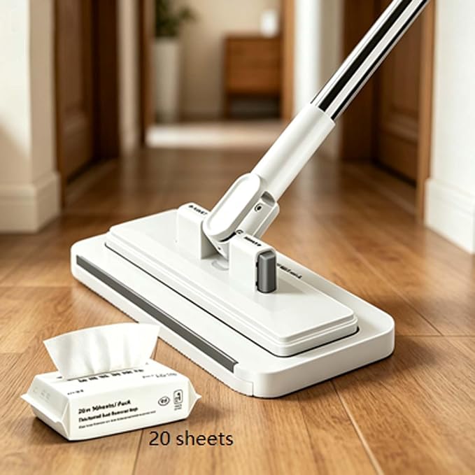 Multipurpose Home Sweeping Mop with Dust Wipe Accessory Pack