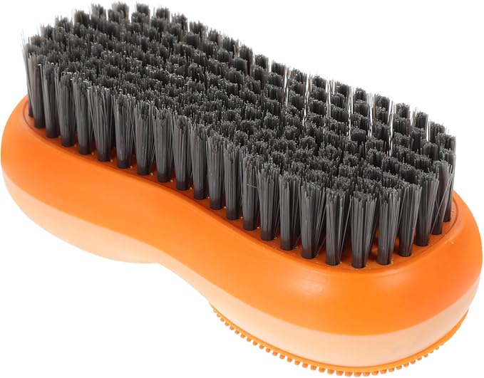 5pcs Laundry Brush Cleaning Scrub Brush Scrub Brush for Cleaning Lovely Scrub Brush Comfortable Grip Brush Shoe Washing Brush Laundry Cleaning Brush Shoes Scrub Brush Orange Step/1235