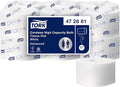 Tork Coreless High-Capacity Toilet Paper Roll White T7, Advanced, 2-Ply, 12 x 1000 sheets, 472881
