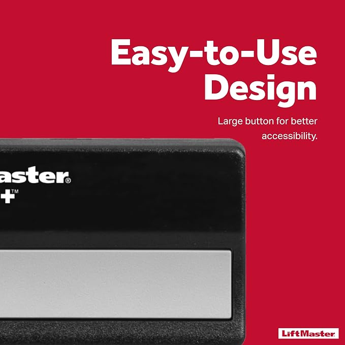 LiftMaster 971LM Security+ 1-Button Garage Door Opener Remote Control with Visor Clip - Pack of 2