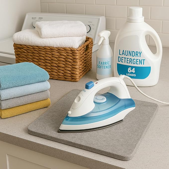Wool Ironing Mat for Table Top - Portable Pressing Pad, Quilting & Sewing | 11.5 x 14.5 inch travel ironing board alternative. This wool pressing mat is perfect for sewing, quilting & crafting.
