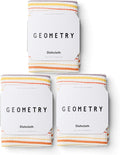 GEOMETRY Kitchen Dish Cloths - Quick Dry Dishcloths for Kitchen - Premium Dish Rags with Geoweave - 3-Pieces Stripe Season