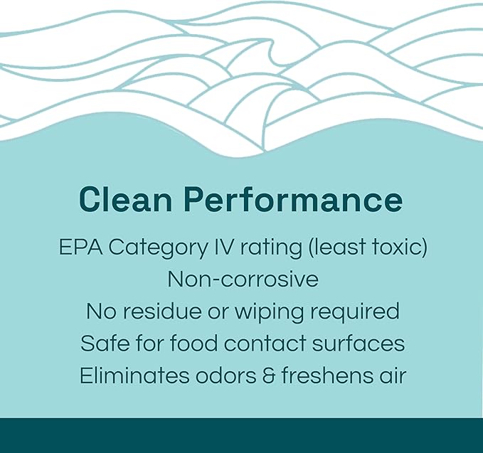 Clean Republic Good Salt Home Multi-Purpose Disinfectant Starter and Refill System, Everyday Surface Spray 32 oz and 1 Gallon Refill, Ideal for Home and Workspaces, Continuous Cleaning Action