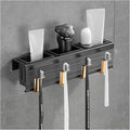 Toothbrush Rack Modern Light Luxury Wall Mounted Toothbrush Holder for Razor Holder Bathroom Storage Toothbrush Holder Makeup Holder Bathroom Toothbrush Holder(C)