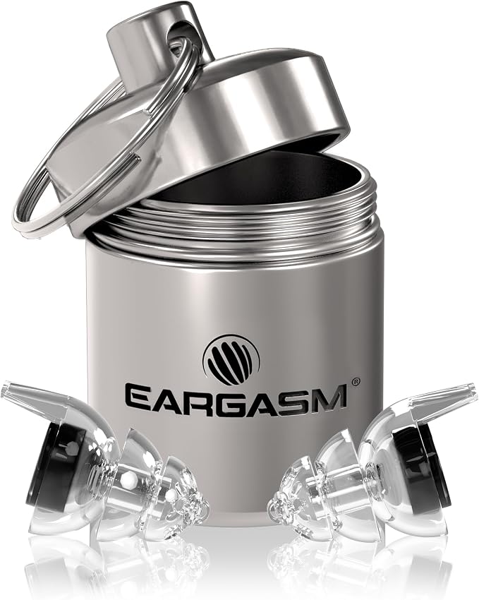 Eargasm Smaller Ears Blackout Earplugs for Concerts, Festivals, Musicians, Night-Life, Motorcycle Hearing Protection - Reusable Earplugs for Small Ear Canals, High Fidelity Noise Reduction up to 21 dB