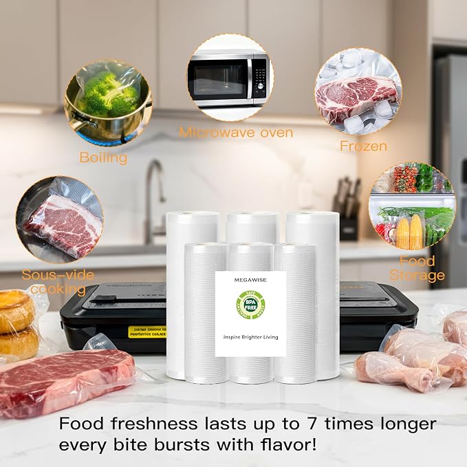 MEGAWISE Vacuum Sealer Bag Series (HAVSB0008)