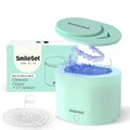 Premium Rechargeable 42000 Hz Ultrasonic Cleaner 200 ml with UV Sanitizer for Clear Aligners, Retainers, Mouthguards, Dentures, & Night Guards – Deep Cleaning Dental Appliance Cleaner - Mint
