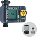 Melnor 65138AMZ AquaTimer Digital Hose Timer, 1-Zone Timer, QuickConnect Bundle, Black, Yellow
