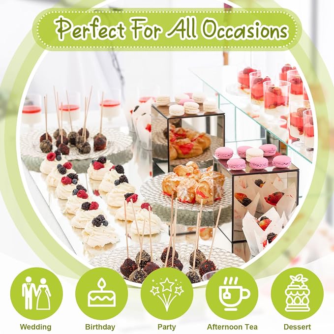 200 Pcs 2 oz Mini Dessert Cups with 200 Pcs Spoons Clear Plastic Mousse Cups Footed Trifle Bowl with Pedestal Fruit Parfait Appetizer Wine Glasses for Serving Party Wedding Birthday