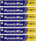 Reynolds Wrap Non-Stick Aluminum Foil Easy Prep, Cook & Clean (50 Sq Ft (Pack of 6)