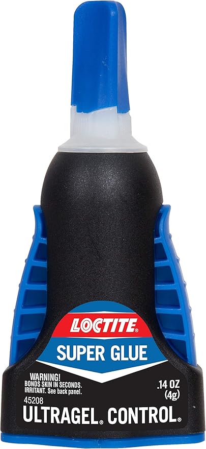 Loctite Super Glue Control Gel & Ultra Liquid for Wood, Metal, Crafts, & Repair, Cyanoacrylate Adhesive Instant Glue, Quick Dry - .14 fl Oz Bottle, Pack of 4