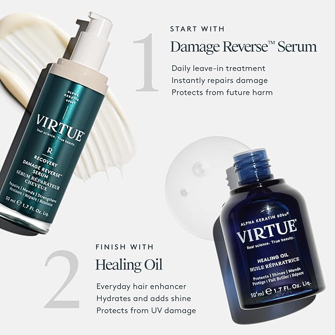 VIRTUE Healing Oil | 1.7 Fl Oz (Pack of 2)