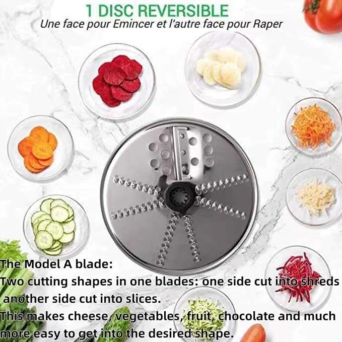 Vegetables Grater Cutter suitable for Thermomix TM6/TM5,Multifunctional peeler compatible with Thermomix Accessories(Coarse+Fine Cutter Set)