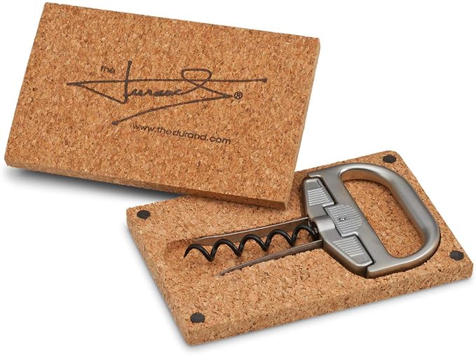 The Durand® Two Part Wine Cork Removal Device | Removes Older Corks, Removes Fragile Corks, Extracts Corks Whole and Intact