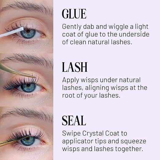 Lilac St Eternal Bond Lash Cluster Glue, Waterproof Brush Tip, Clear | Quick-Drying Lash Adhesive for Eyelash Clusters with Long-Lasting Flexible Hold, Easy Removal & Comfortable Wear