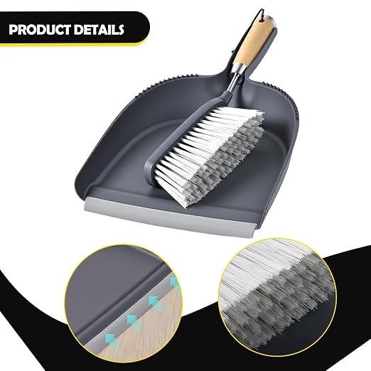 Mini Dustpan Set, Mini Broom Dustpan Set Stainless Steel