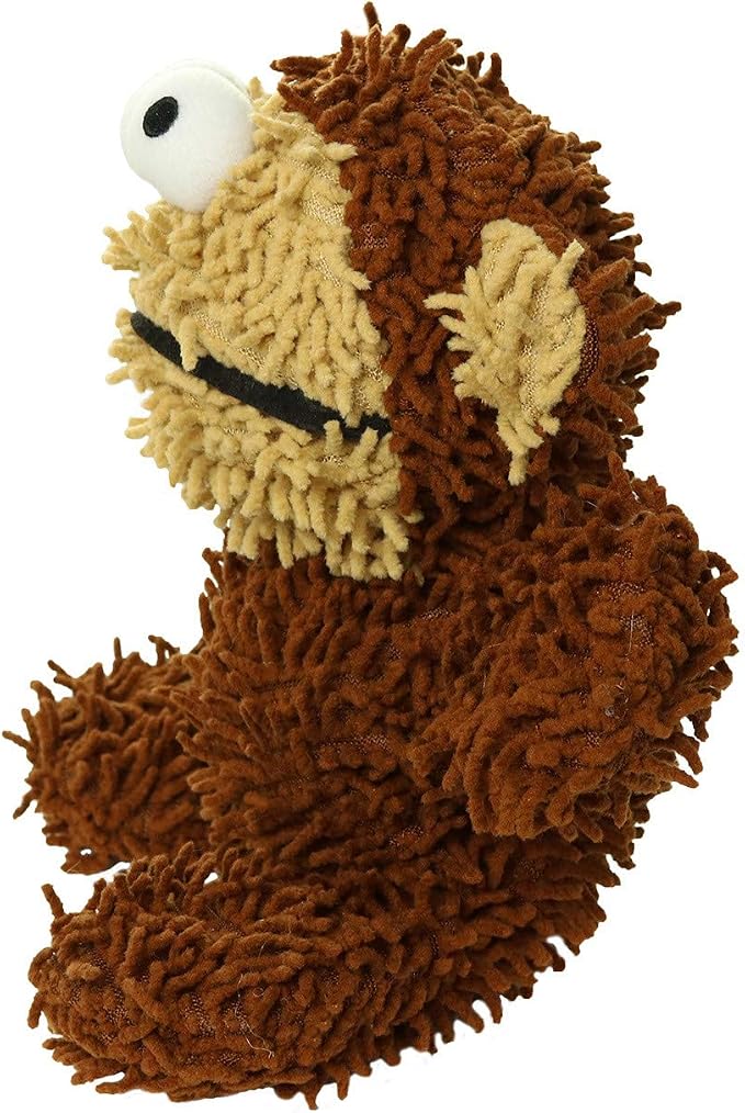 MIGHTY® 2 Pack Microfiber Medium Monkey Dog Toys | Ultra Durable Plush Toy with Multiple Layers & Reinforced Seams , Washable and Floats , Mighty® Construction