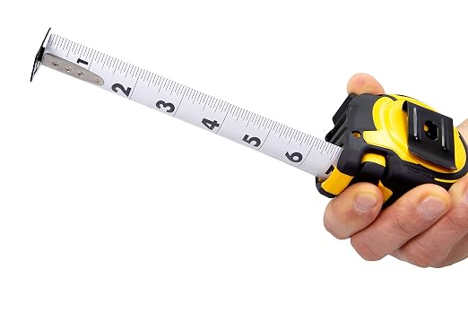 Komelon 40-Ft Contractor TS Wide Blade Tape Measure with Backside Printing, Manual Lock, Long Standout (93440)