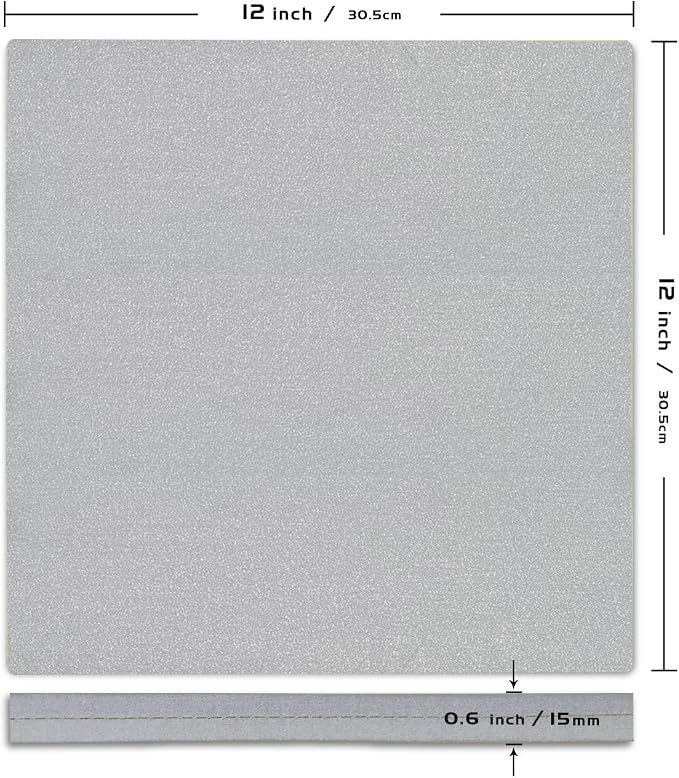 Easy Heat Press Mat 12x12 with Teflon Sheets 12x16 Inch 3 Pack