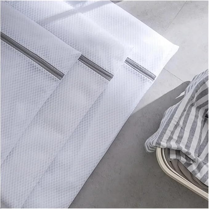 1-10PCS Mesh Laundry Bags For Delicates Protective Bag Durable Net Fabric Wash Bag Dirty Clothes Storage Travel Organization Bag(4pcs b)