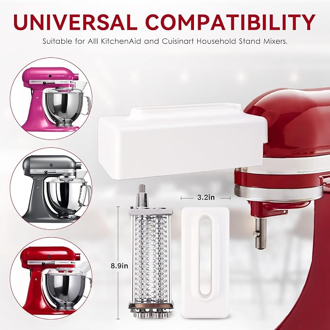 Meat Tenderizer Attachments for KitchenAid Stand Mixers, Accessories and Attachhments for Kitchen Aid with Sturdy Stainless Steel Gears Accessories