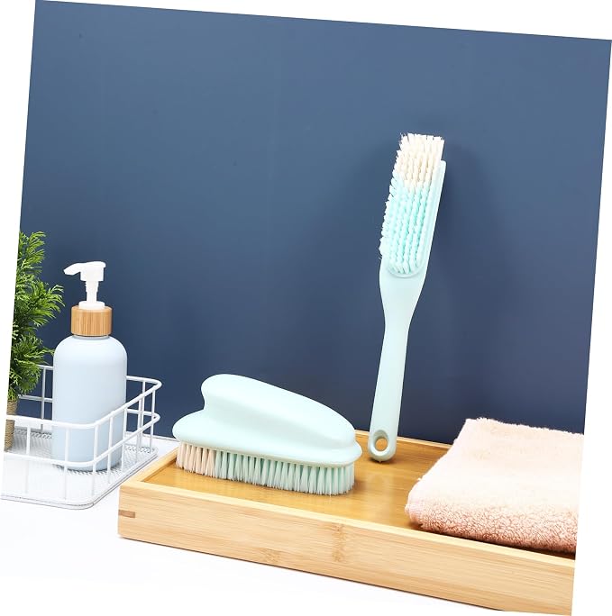 GALPADA 3sets Multi-Purpose Brush Ergonomic Clothes and Shoe Scrubber for Removal Household Brush for Carpets and More
