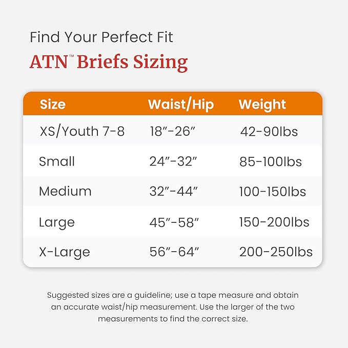 Tranquility Premium ATN Disposable Briefs with Tabs, Overnight Protection Superabsorbent Core for Leak-Free and Full-Fit Comfort, X-Large 72ct Case