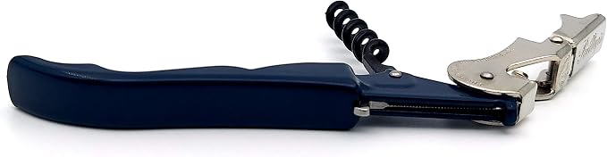 Pulltap's Genuine Slider 900 Waiter's Corkscrew – Double-Hinged Wine Key with Sliding Foil Cutter – Patented Design – Made in Spain – Azul Oscuro (Dark Blue)