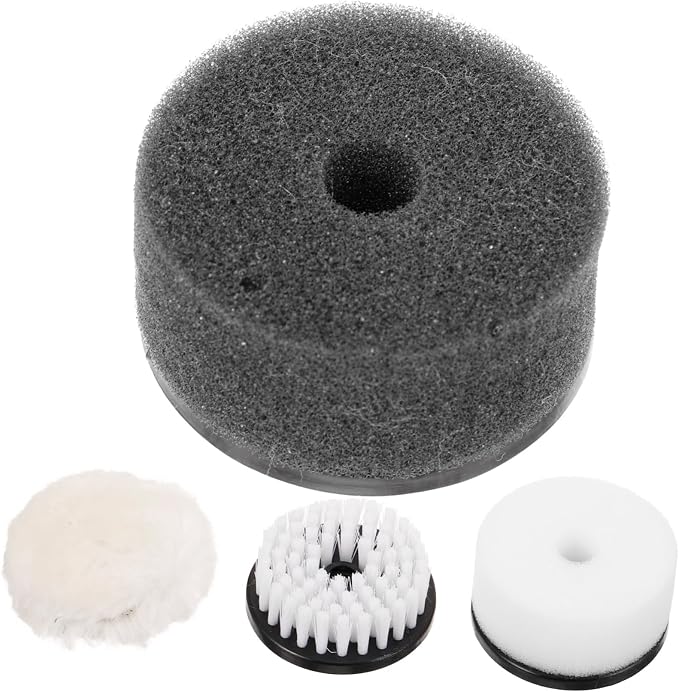Veemoon 3sets 4pcs Shoe Cleaning Kit Polishing Brushes Electric Shoe Polisher Replacement Durable Brush for and Maintenance 4pcs*3