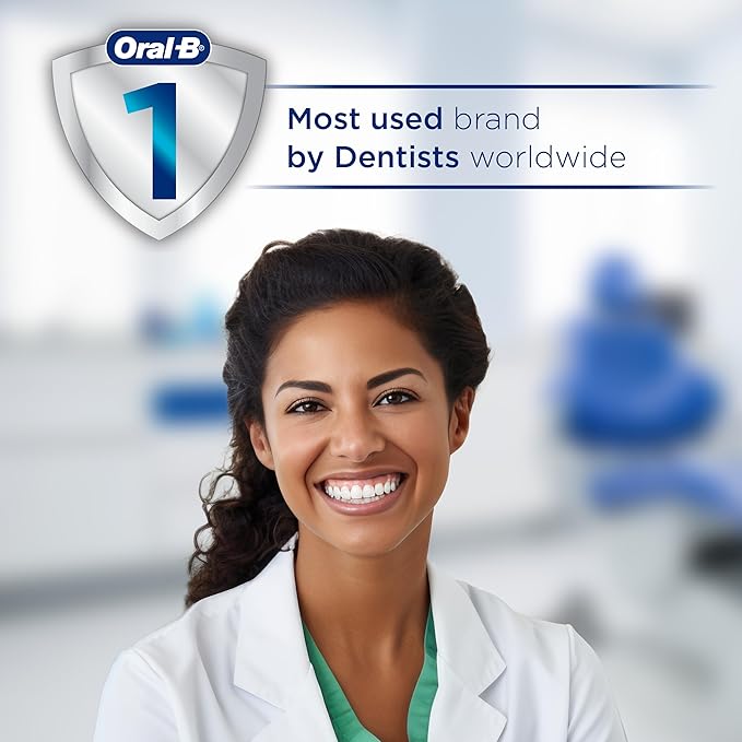 Oral-B Rechargeable Electric Toothbrush, iO2, 3 Cleaning Modes, Automatic Pressure Sensor to Protect Gums, Peach