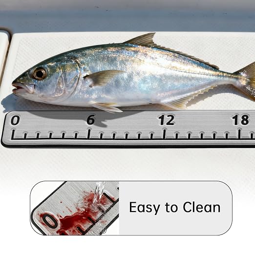 HZshark EVA Foam Fish Measuring Board, Fish Ruler with 3M Self-Adhesive Backing, 36" Fishing Tape Measure for Boats Sailboats Yachts Kayaks