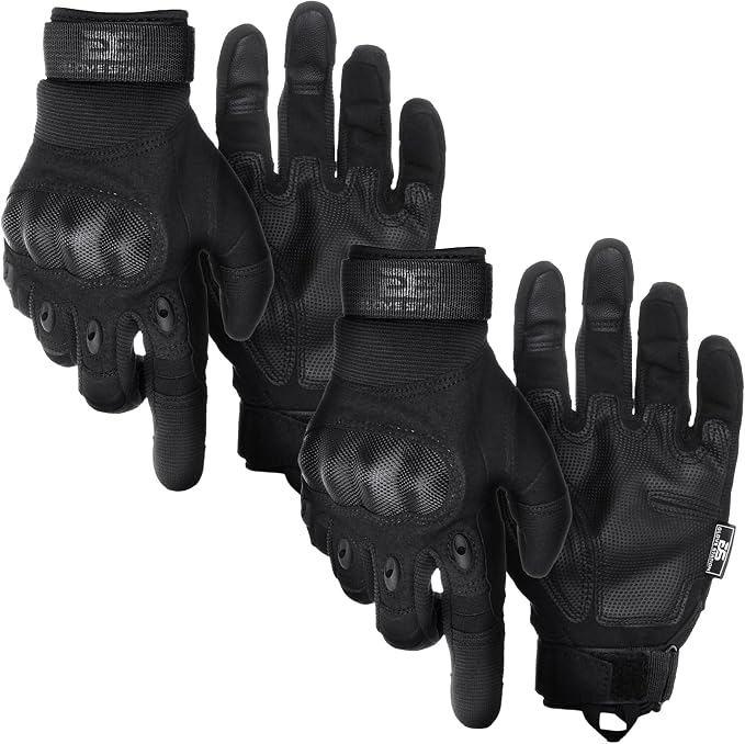 Glove Station Hard Knuckle Utility Gloves, Touchscreen, TACHK258, Medium | TPR Impact Shield, Touchscreen Compatible - Motorcycle, Outdoor & Utility Use