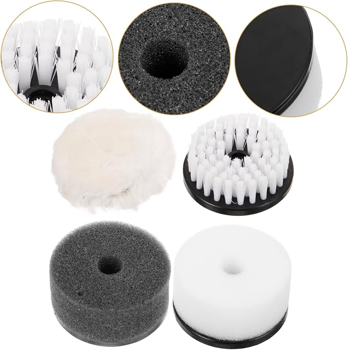 Homoyoyo 2sets Shoe Polish Sponge Brush Shoe Scrubber Laundry Brush Suede for 4pcs*2