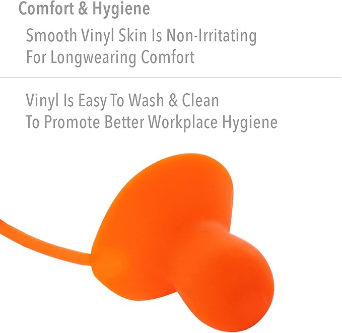 Howard Leight by Honeywell Quiet Corded Reusable Earplugs, 5-Pair Vending Pack (QD-5-30), Bright Orange
