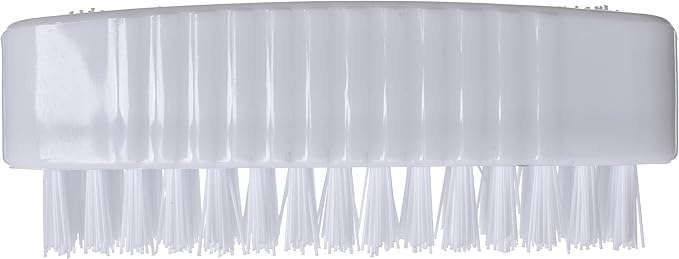 SPARTA 3623900 Plastic Hand Brush, Nail Brush With Polypropylene Bristles For Kitchens, Homes, Restaurants, 3.5 Inches, White (Pack of 2)