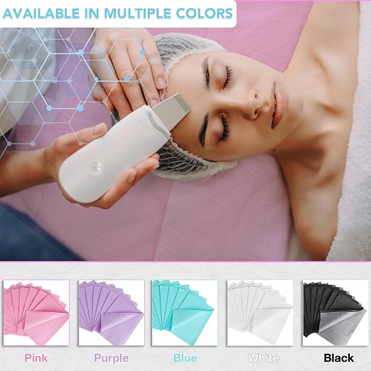 550 Pack Disposable Dental Bibs 13"x18", 3-Ply Waterproof Tattoo Bibs Sheet for Nail Salon, Dental Clinic, Feeding, Tattoo Shop (Pink)