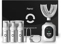 Feno Smartbrush Elite Oral Health – AI-Powered Electric Toothbrush with Personalized Mouthpiece, 3 Tubes Foam Toothpaste, Tongue Scraper, Salivary Microbiome Test & 12-Month Plus Membership