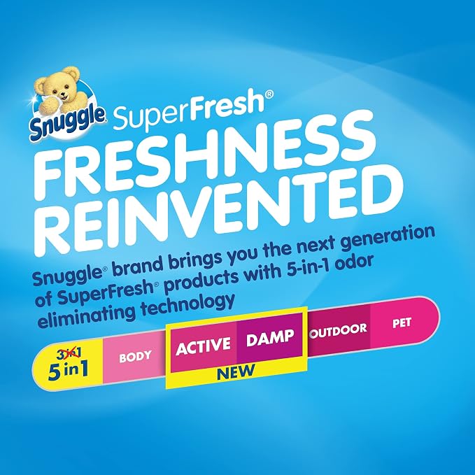 Snuggle Dryer Sheets, Spring Burst, 200 Count | Plus SuperFresh | Static Control | Odor Eliminating | Pack of 2