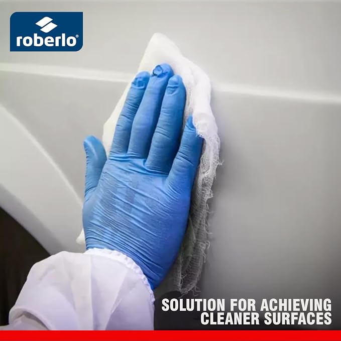 Roberlo Assorpol Professional Grade Anti-Static Tack Cloths for Automotive, Painting, Woodworking, Metal - Removes Dust, Sanding Particles, Cleans Surfaces, and Staining - Pack of 100-18"x36"
