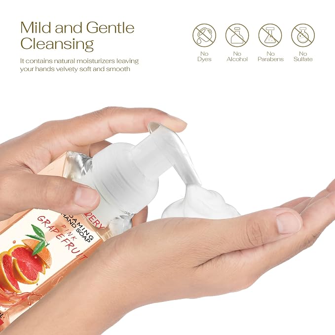 LOVERY Foaming Hand Soap-Pack of 3-Moisturizing Hand Soap with AloeVera & Essential Oils-Alcohol-Free Hand Wash in Honey Almond, PomegranatePeach, Lavender Jasmine Scent-Free Bracelet