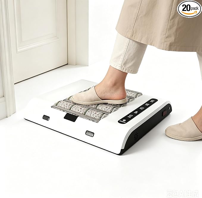Fully Automatic Shoe Sole Cleaning Machine, Electric Shoe Polisher, Waterless Shoe Washing Tool, 1000PA Suction Induction Shoe Cleaner for Home Office Hotel, Works with Sneakers Heels UPGRADE