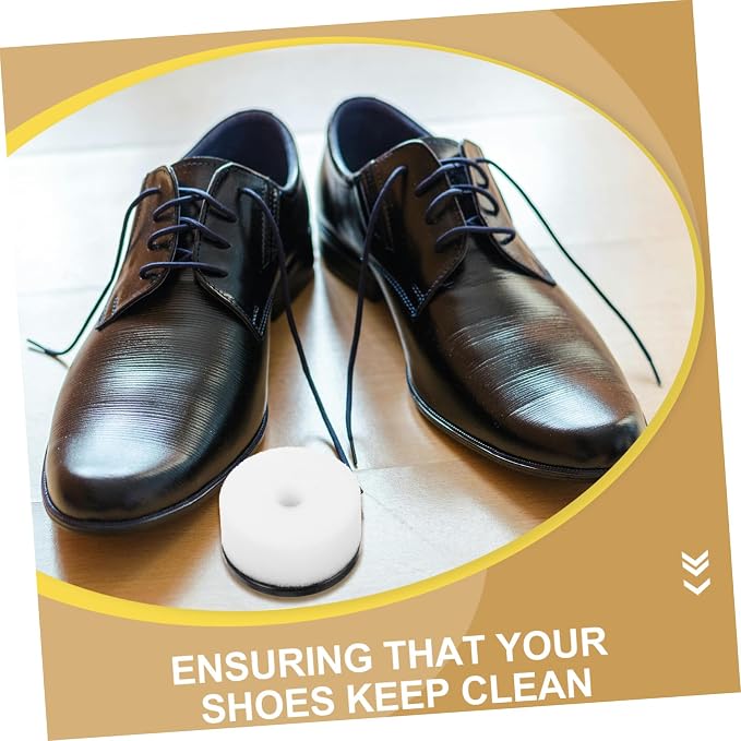 Homoyoyo 2sets Shoe Polish Sponge Brush Shoe Scrubber Laundry Brush Suede for 4pcs*2