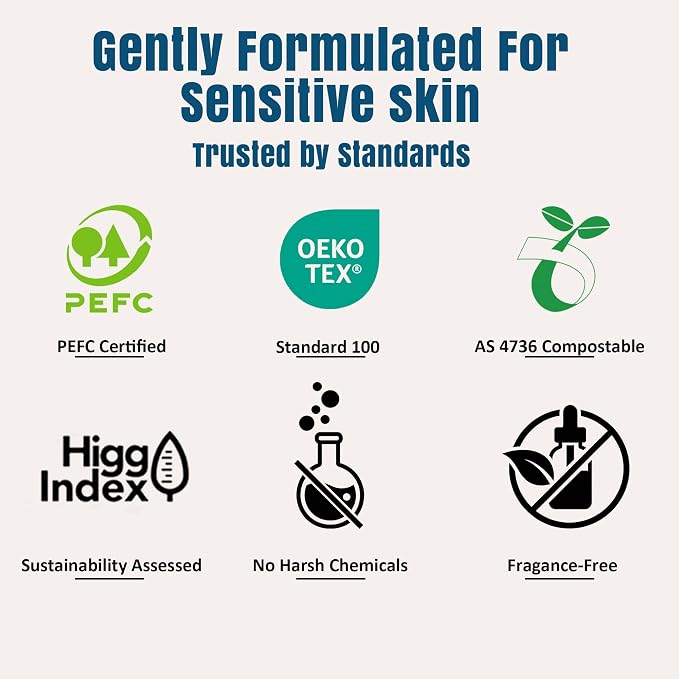 Ourmed Life Disposable Face Towels, 10 x 12 in XL Facial Towels, 150 Count | Clinically Tested, Reduce Redness, Skin Soothing, Sensitive Skin friendly, Biodegradable, Skincare, Women Cleansing,Absorbent