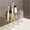 Toothbrush Rack Wall-Mounted Toothbrush Holder with Sink to Store Toothpaste, Toothbrush, Facial Cleanser, Bathroom Toothbrush Holder Bathroom Toothbrush Holder(C)