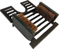 Heavy Duty Outdoor Black Cast Iron Rain Boots Scraper Cleaner Mud Dirt Shoes Brush for Farm Garden Golf Course with Brush On Both Sides