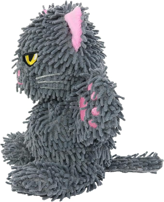 MIGHTY Tuffy Microfiber Medium Ball Cat Dog Toy | Ultra Durable Plush Toy with Multiple Layers & Reinforced Seams , Washable and Floats , Mighty® Construction